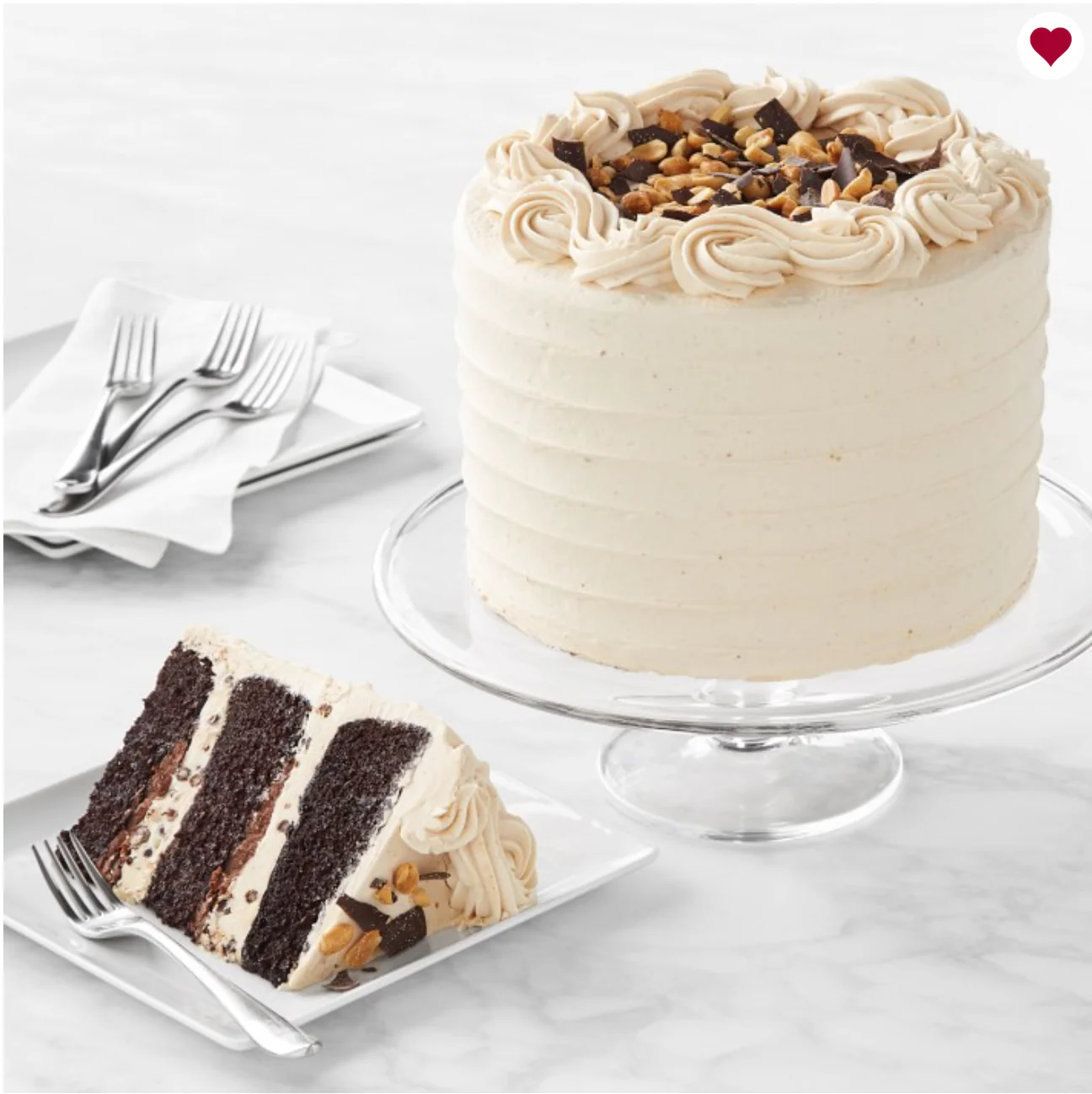 Chocolate Peanut Butter Crunch Cake - Image 5