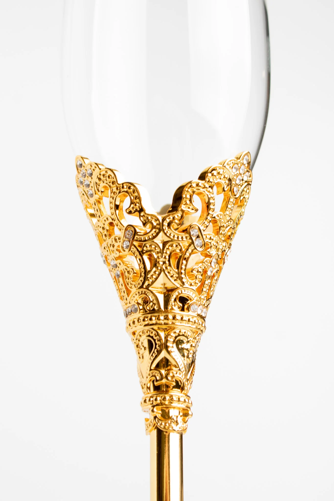 Crystal & Gold Gilded Bridal Set - Image 5