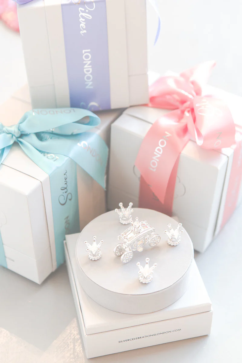 Silver Celebration Candle Holders Princess Carriage Collection - Image 8