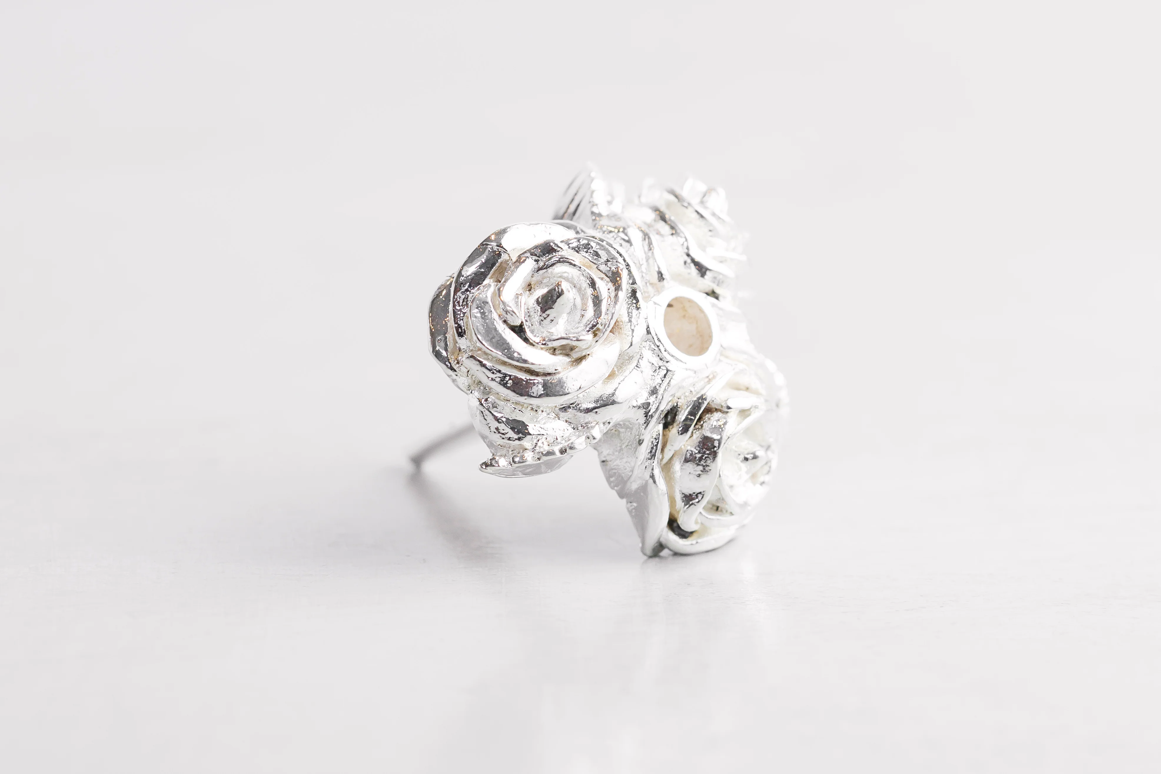 Silver Celebration Candle Holders Rose Bouquet Collection - Image 4