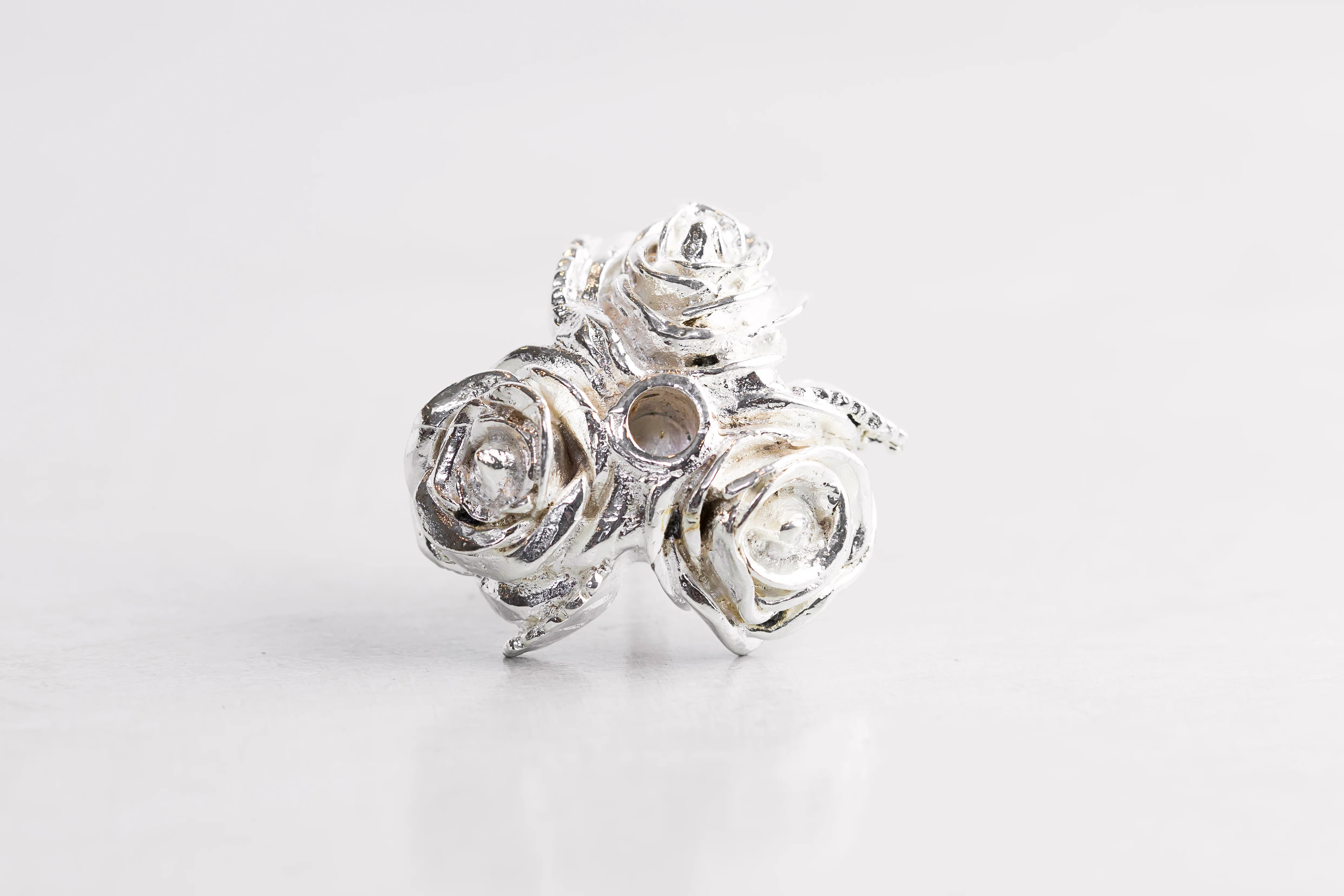 Silver Celebration Candle Holders Rose Bouquet Collection - Image 7