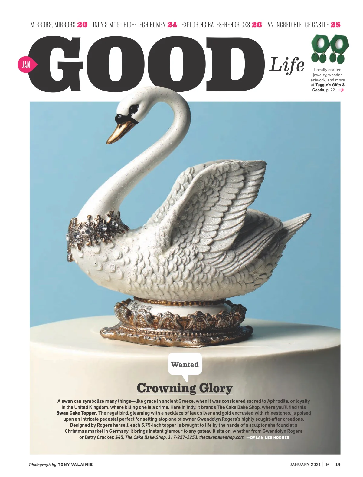 Elegant Swan Cake Topper - Image 5